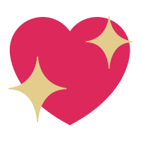 Sparkling Heart | Heart Emoji Meanings