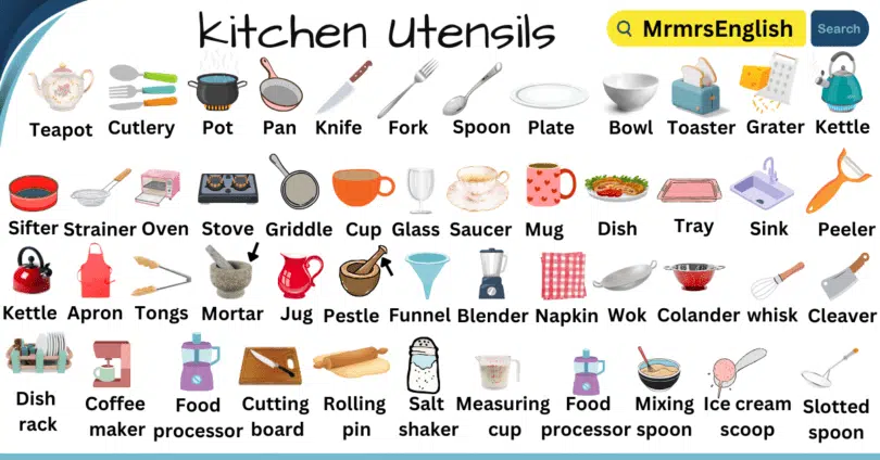 Name of Kitchen Tools in English: Ultimate Guide to Essential Utensils 2 Name of Kitchen Tools in English: Ultimate Guide to Essential Utensils