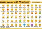 Emojis and Their Meaning in English with Pictures