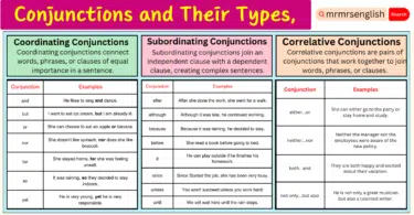 Conjunctions and Their Types, Definitions, and Examples