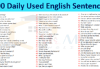 500 Daily Used English Sentences