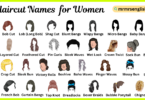 100 Haircuts Names for Women in English with Pictures