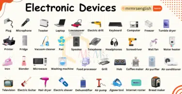 99+ Electronic Devices names in English