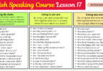 English Speaking Course Lesson 17 by Structures