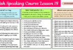 English Speaking Course Lesson 18 by Structures