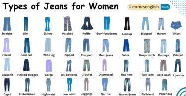 40+ Jeans names for women in English