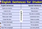 English to Spanish Sentences for Students