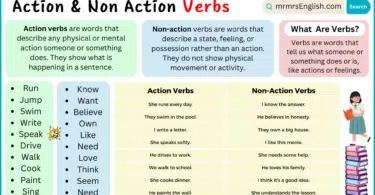 Action Verbs vs Non Action Verbs Explained for Beginners