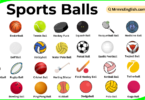 Types Of Sports Balls Names in English