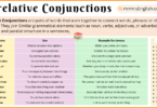 Correlative Conjunctions Definition and Example Sentences