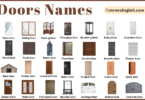 Doors and Their Names in English with their Pictures