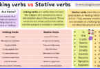 Linking verbs vs Stative verbs Explained with Example Sentences