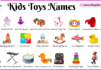 Kids Toys names in English with their Pictures