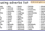 500 Focusing adverbs list from A to Z in English