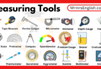 Measuring Tools Names in English with Their Pictures