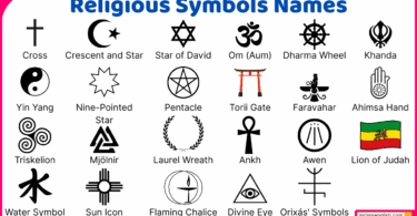 Religious Symbols Names in English with Their Pictures
