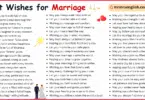 100 Best Wishes for Marriage in English with Pictures