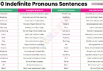 100 Indefinite Pronouns in Sentences in English with Pictures