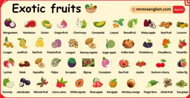 Exotic Fruits Names in English with Their Pictures