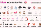 Fashion Accessories Names in English with Their Pictures