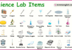 Science Lab Items Names in English with their Pictures