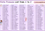 500 Indefinite Pronouns List from A to Z in English with Pictures