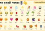 iPhone Emojis Names in English with Their Pictures