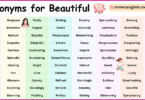 100 Synonyms for Beautiful​ in English with Pictures