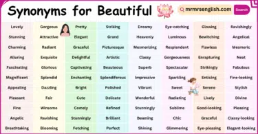 100 Synonyms for Beautiful​ in English with Pictures