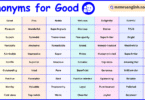 100 Synonyms for Good in English with Pictures