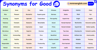 100 Synonyms for Good in English with Pictures