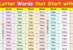 5 Letter Words that Start with Y in English with Pictures