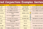 Paired Conjunctions Examples Sentences in English with Pictures