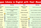 Weapons Idioms in English with their Meanings and Pictures