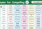 100 Synonyms for Compelling in English with their Pictures