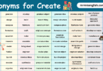 100 Synonyms for Create English with their Pictures
