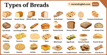 60 Types of Breads Names in English and Pictures