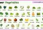 Flower Vegetables Names in English with their Pictures