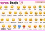 Instagram Emoji Meanings Names in English with Their Pictures