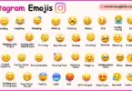Instagram Emojis Names in English with Their Pictures