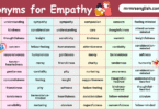 Synonyms for Empathy in English with their Pictures