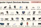 Computer Input Devices Names in English with Their Pictures