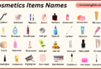 Cosmetics Items Names in English with Their Pictures
