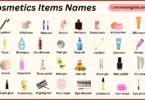 Cosmetics Items Names in English with Their Pictures