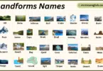 Landforms Names in English with Their Pictures