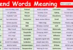 Blend Words with Meanings