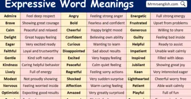 Expressive Word Meanings with Picture
