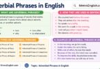 List of Adverbial Phrases in English with Pictures