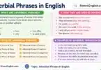 List of Adverbial Phrases in English with Pictures