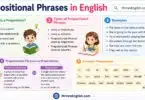 Prepositional Phrases in English with Examples and Pictures